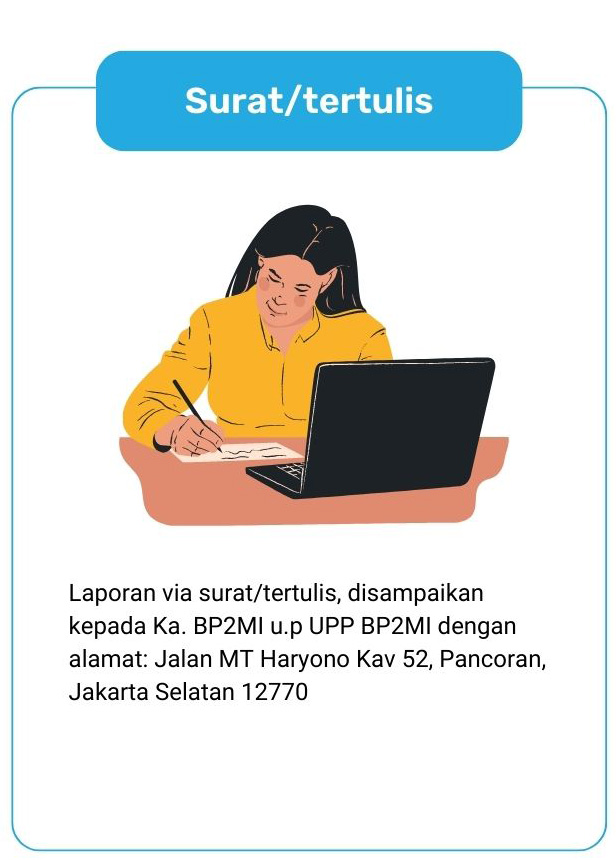 pengaduan surat/tertulis